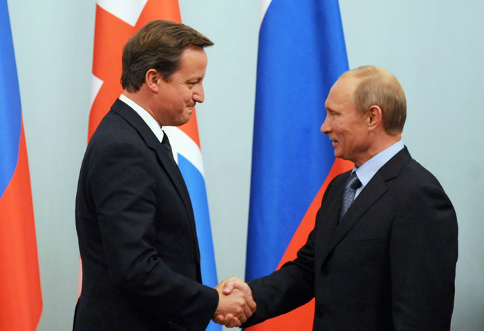 David Cameron meets Vladimir Putin in Moscow, September 2011. PA copyright (CC 2.0)